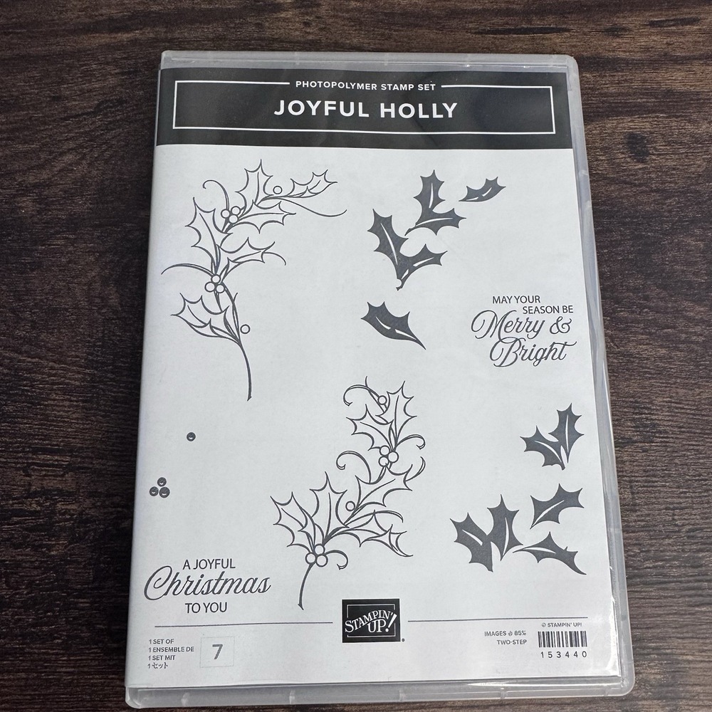 New Stampin' Up Joyful Holly Photopolymer Stamp Set